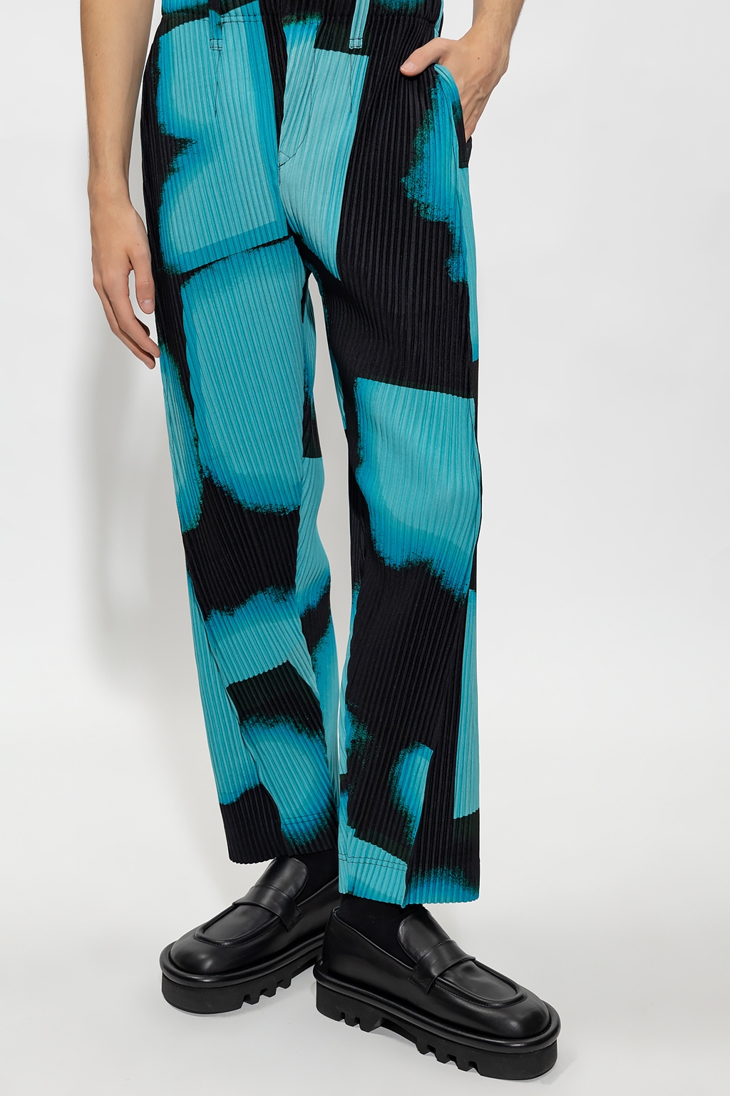 GenesinlifeShops Chile - Blue Pleated trousers Issey Miyake Homme